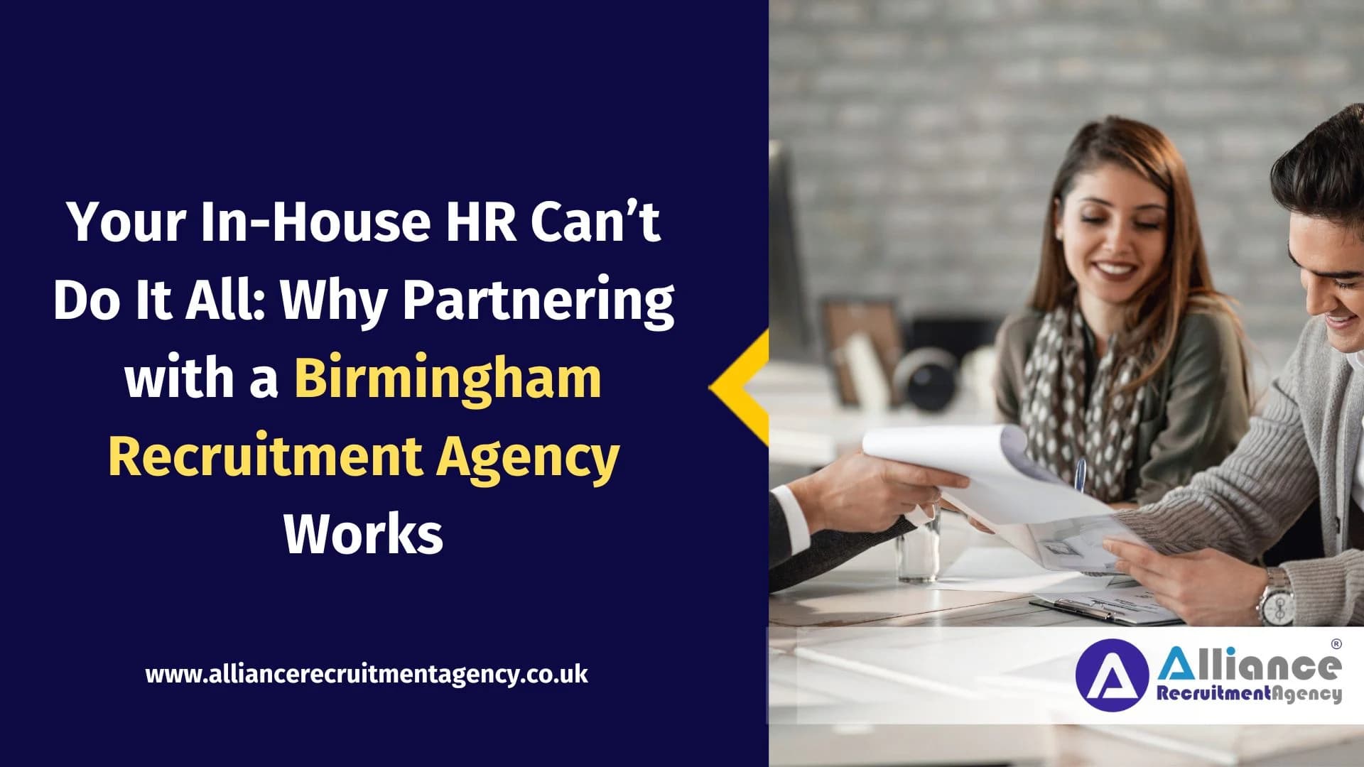 Your In-House HR Can’t Do It All: Why Partnering with a Birmingham Recruitment Agency Works Your In-House HR Can’t Do It All: Why Partnering with a Birmingham Recruitment Agency Works